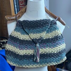 Handcrafted Multicolor Crochet Shoulder Bag